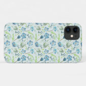 Baby Blue Eyes Waterverf Floral Case-Mate iPhone Case (Achterkant (horizontaal))