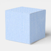 Baby Blue Favor Boxes Bedankdoosjes (Achterkant)