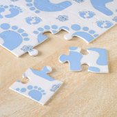 Baby Blue Feet Elephant Jigzaag Puzzle Legpuzzel (Zijkant)