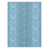 Baby Blue Floral Damask Tafelkleed (Voorkant)