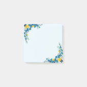 Baby Blue Floral Dream Post-it® Notes (Voorkant)