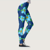 Baby Blue Floral Leggings (Rechts)