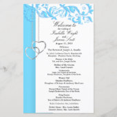 Baby Blue Floral Swirl - Programma (Voorkant)