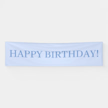 Baby Blue Gelukkig Verjaardag