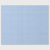 Baby Blue Gift Wrapping Paper Cadeaupapier (Vlak)