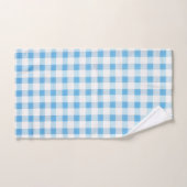 Baby Blue Gingham Bad Handdoek (Handdoek)