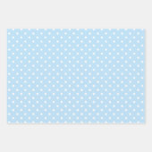 Baby Blue Gingham en Polka Dots. Inpakpapier Vel (Voorkant 2)