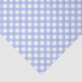 Baby Blue Gingham Patroonpapier Tissuepapier (Detail)
