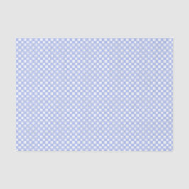 Baby Blue Gingham Pattern Tissuepapier