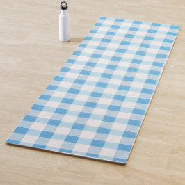 Baby Blue Gingham Yogamat