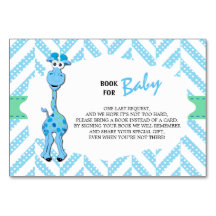 Baby Blue Giraffe Baby Jongensdouche | Een boek me