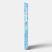 Baby Blue Glitter Elegant Case-Mate iPhone Case (Achterkant / Links)