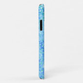 Baby Blue Glitter Elegante Persoonlijke Case-Mate iPhone Case (Achterkant/rechts)