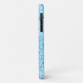 Baby Blue Glitter Elegante Persoonlijke Case-Mate iPhone Case (Achterkant/links)