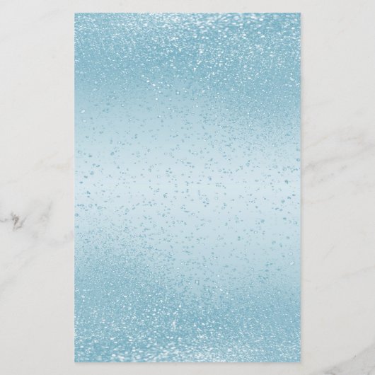 Baby Blue Glitter - Menu (Achterkant)