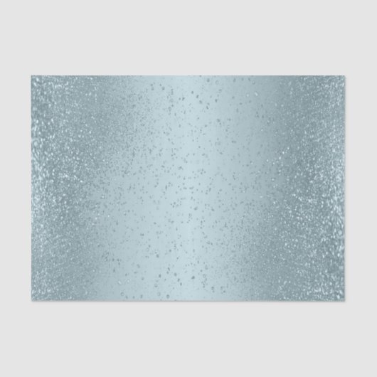 Baby Blue Glitter op verloopachtergrond Tissuepapier (Voorkant)