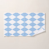 Baby Blue Harlequin Bad Handdoek (Handdoek)