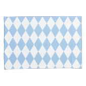 Baby Blue Harlequin Kussensloop (Voorkant-Rechts)