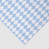 Baby Blue Harlequin Tissuepapier (Detail)