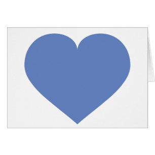 Baby Blue Heart - leeg binnenin