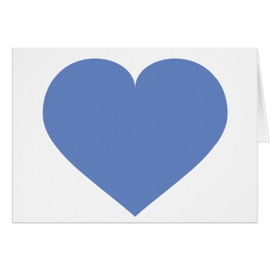 Baby Blue Heart - leeg binnenin (Voorkant Horizontaal)