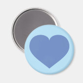Baby Blue Heart Magneet (Voorkant / Achterkant)