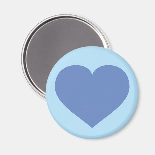 Baby Blue Heart Magneet (Voorkant / Achterkant)