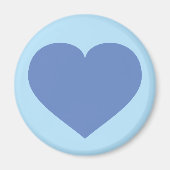 Baby Blue Heart Magneet (Voorkant)