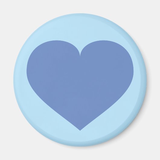 Baby Blue Heart Magneet (Voorkant)