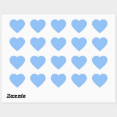 Baby Blue Heart Sticker (Vel)