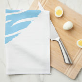 Baby Blue Heart Theedoek (Quarter Fold)