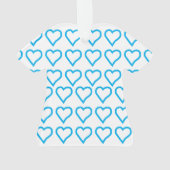 Baby Blue Hearts Ornament (achterkant)