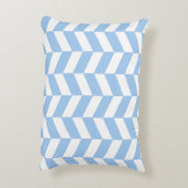 Baby Blue Herringbone Accent Kussen (Achterkant (Verticaal))