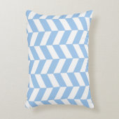 Baby Blue Herringbone Accent Kussen (Voorkant(Verticaal))