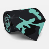 Baby Blue Highlights Camo Stropdas (Opgerold)