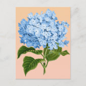 Baby Blue Hydrangea Briefkaart (Voorkant)