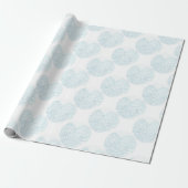 Baby Blue Hydrangea Cadeaupapier (Uitgerold)