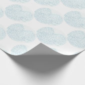 Baby Blue Hydrangea Cadeaupapier (Hoek)