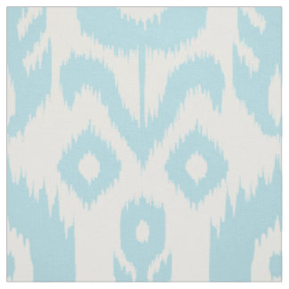 Baby Blue Ikat Pattern Stof
