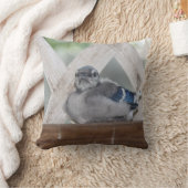 Baby Blue Jay Pillow Kussen (Deken)