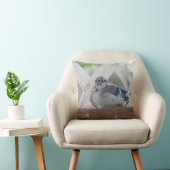 Baby Blue Jay Pillow Kussen (Stoel)