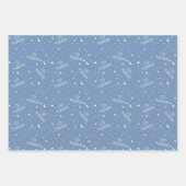 Baby Blue Kinder Eid Mubarak Inpakpapier Vel (Voorkant 2)