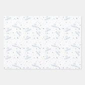 Baby Blue Kinder Eid Mubarak Inpakpapier Vel (Voorkant)