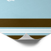 Baby Blue King Collage Framed Wall Art Poster (Hoek)