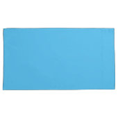 Baby Blue King Size Kussensloop Paar (Voorkant-Rechts)