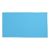 Baby Blue King Size Kussensloop Paar (Achterkant-Links)