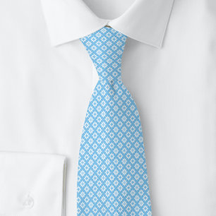 Baby Blue Kleine Steruitbarsting Stropdas