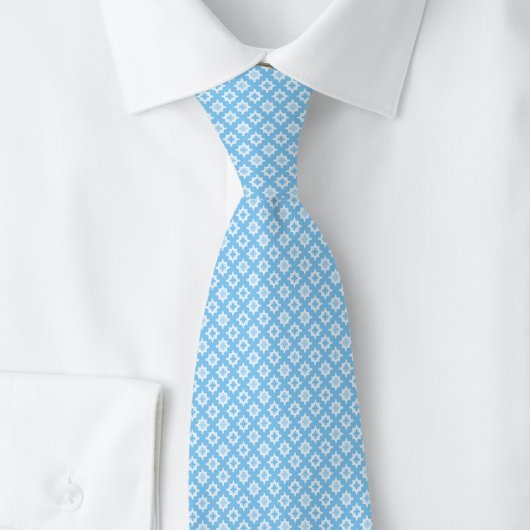 Baby Blue Kleine Steruitbarsting Stropdas