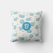 Baby Blue Lamb Sheep Sierkussen (Voorkant)