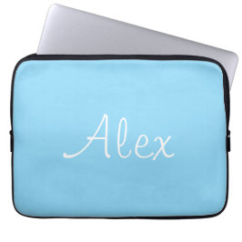 Baby Blue Laptop Sleeve